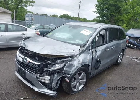 2019 Honda Odyssey Ex-L z USA, uszkodzony, nr VIN 5FNRL6H73KB122942
